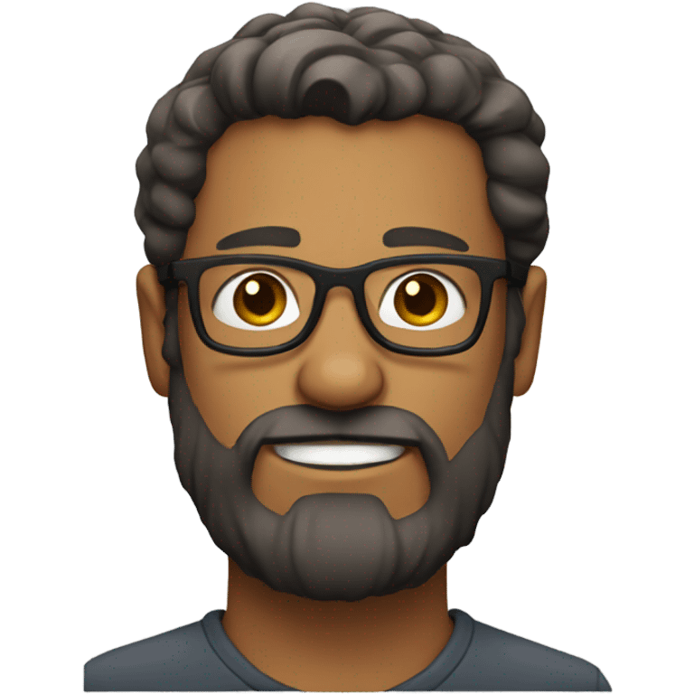 bearded man with glasses emoji