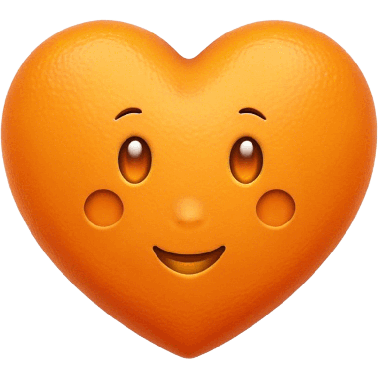 orange heart emoji