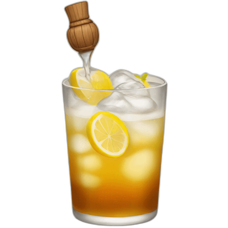 Whiskey sour emoji