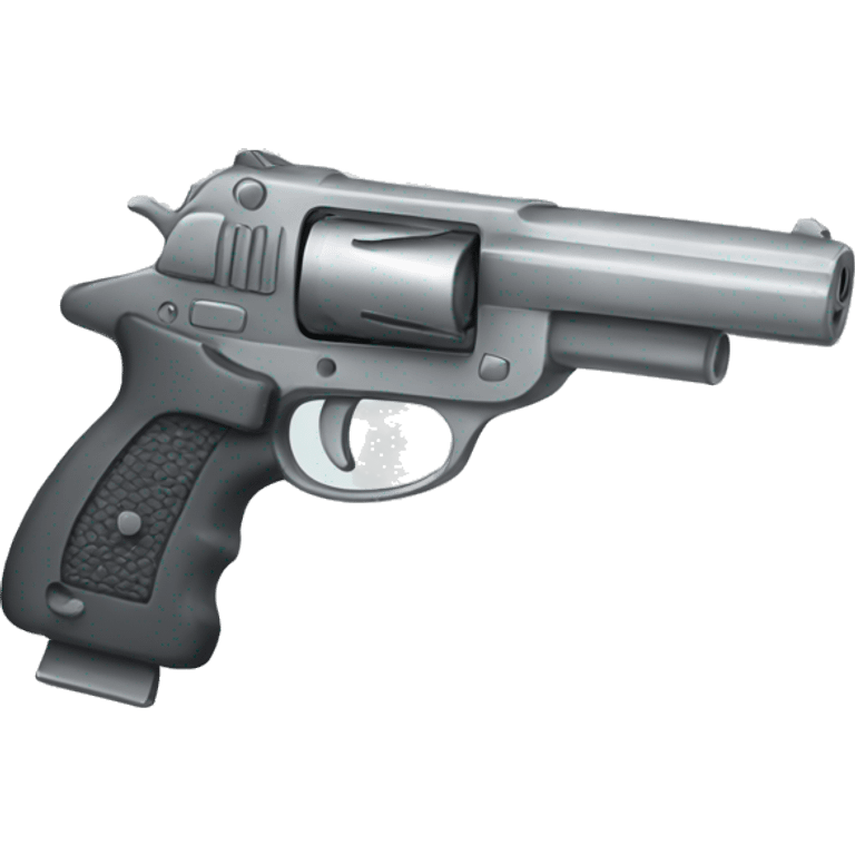 grey pistol with a grey ribbon emoji