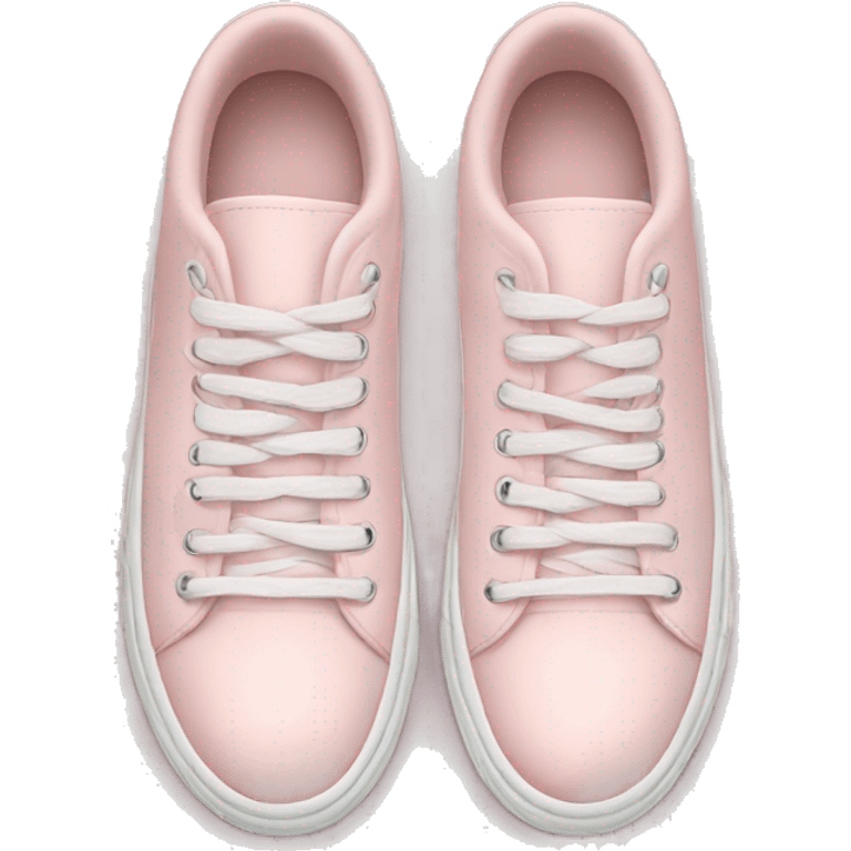 Pale pink sneakers emoji