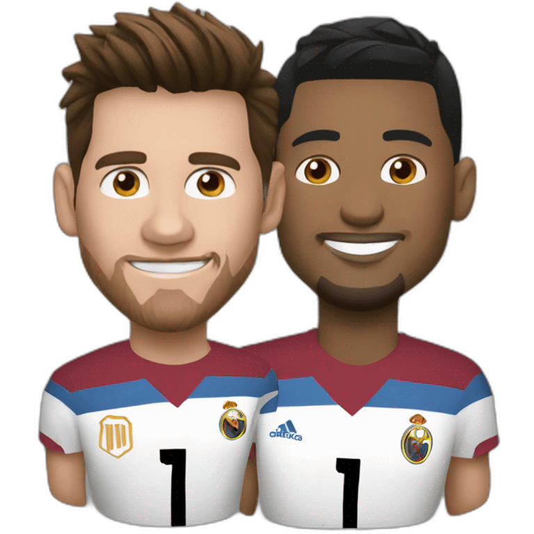 Messi et ronaldo emoji