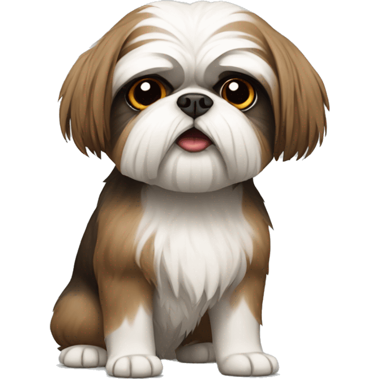 angry shih tzu emoji