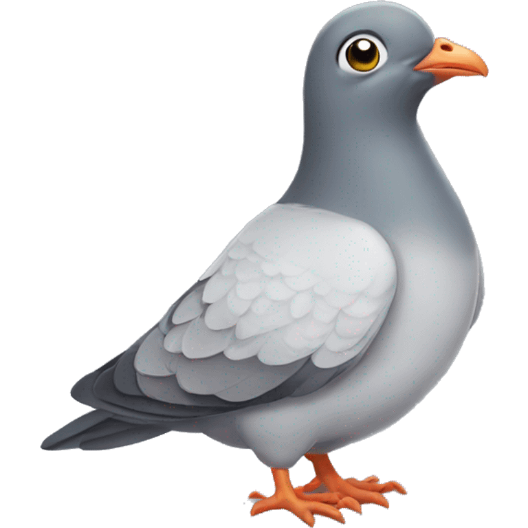 Pigeon going to bed emoji