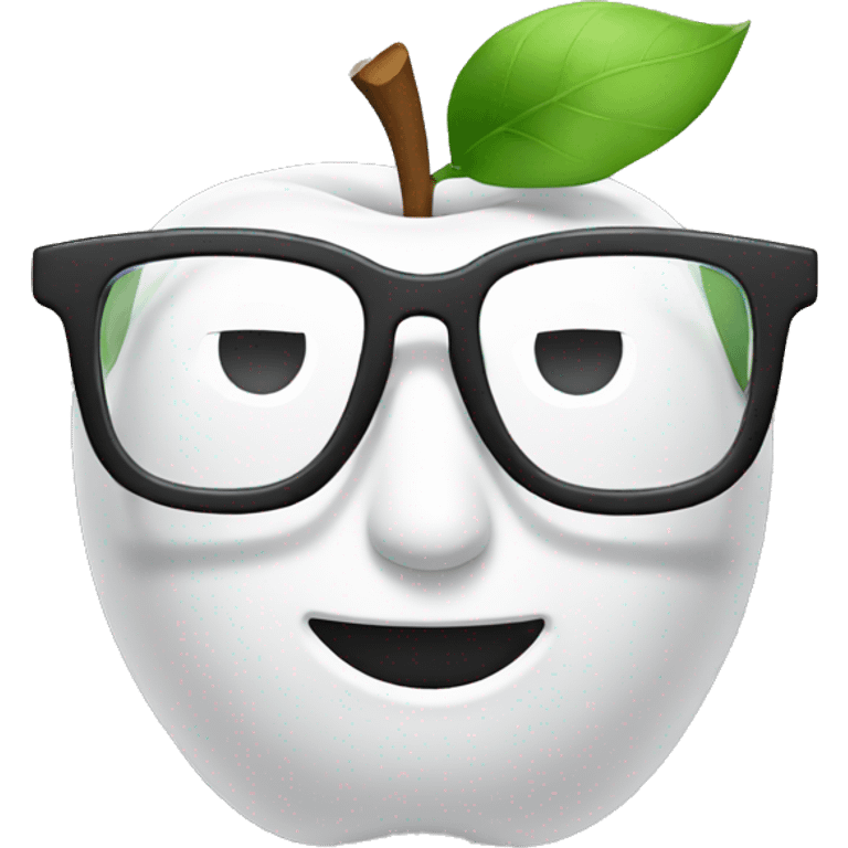 Apple glasses  emoji