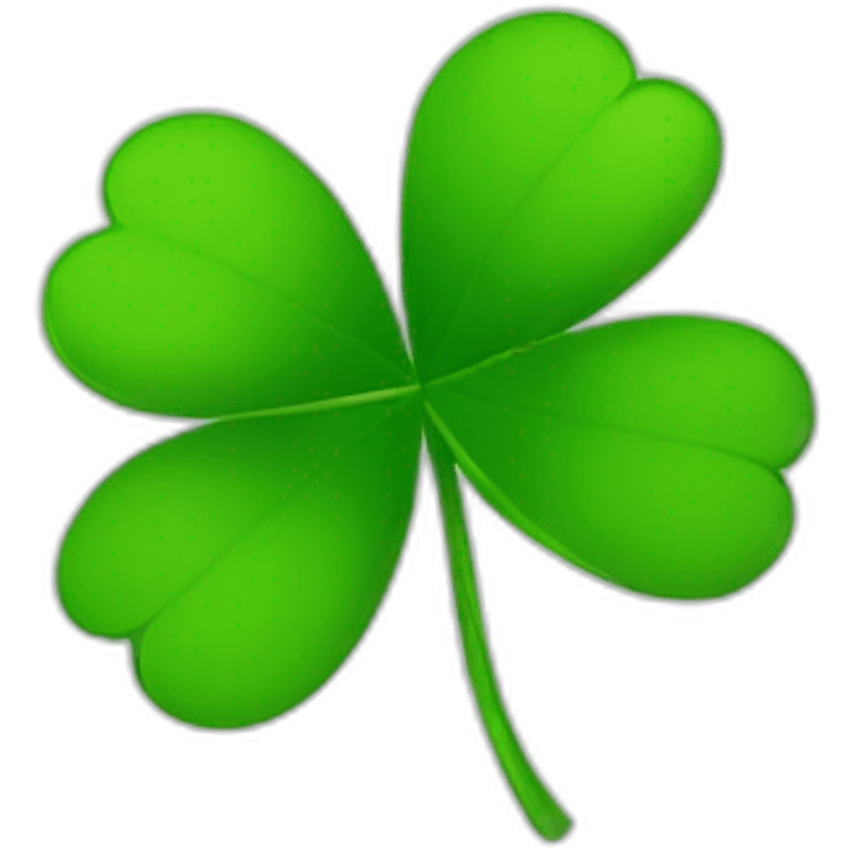 Four-leaf clover emoji