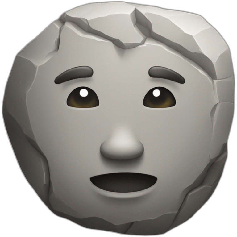 Stone  emoji