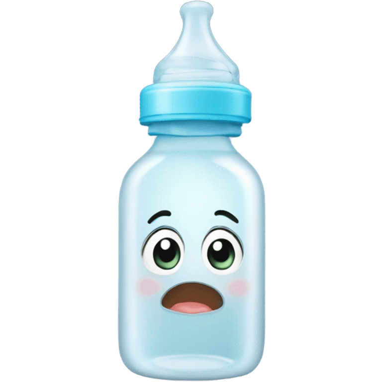 Empty baby bottle emoji