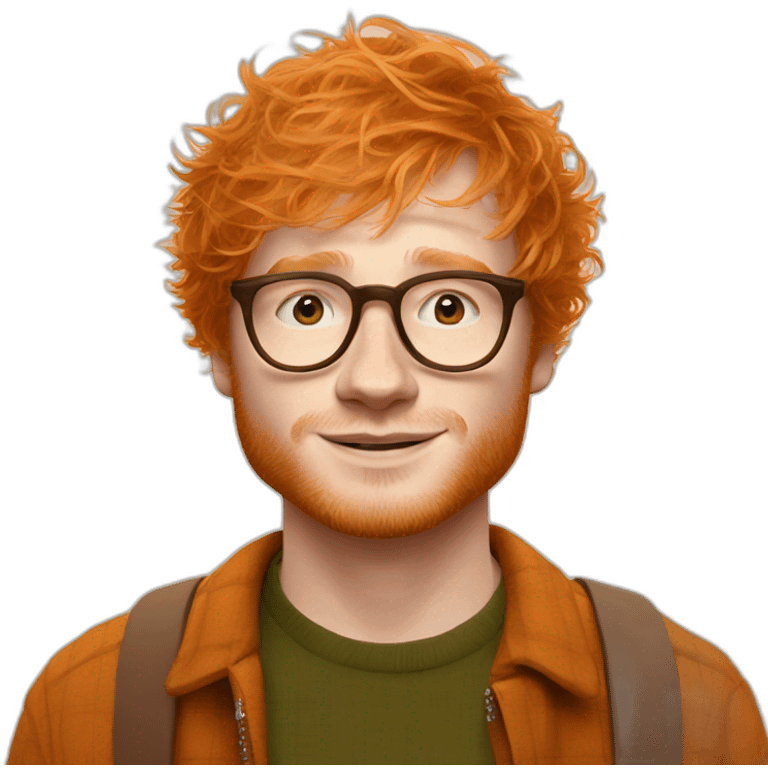 ed sheeran in autumn vibes emoji