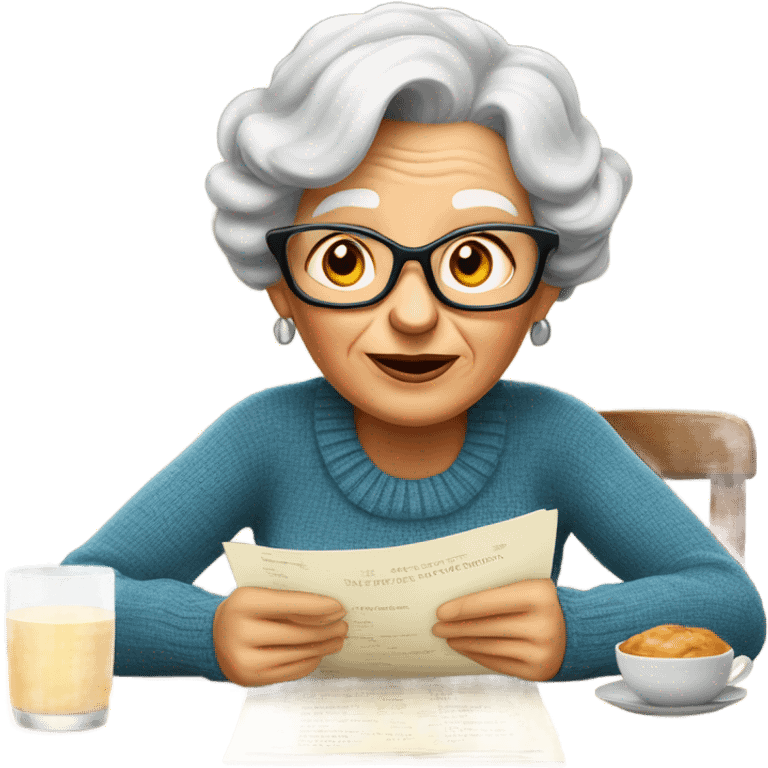 Where to dine granny emoji