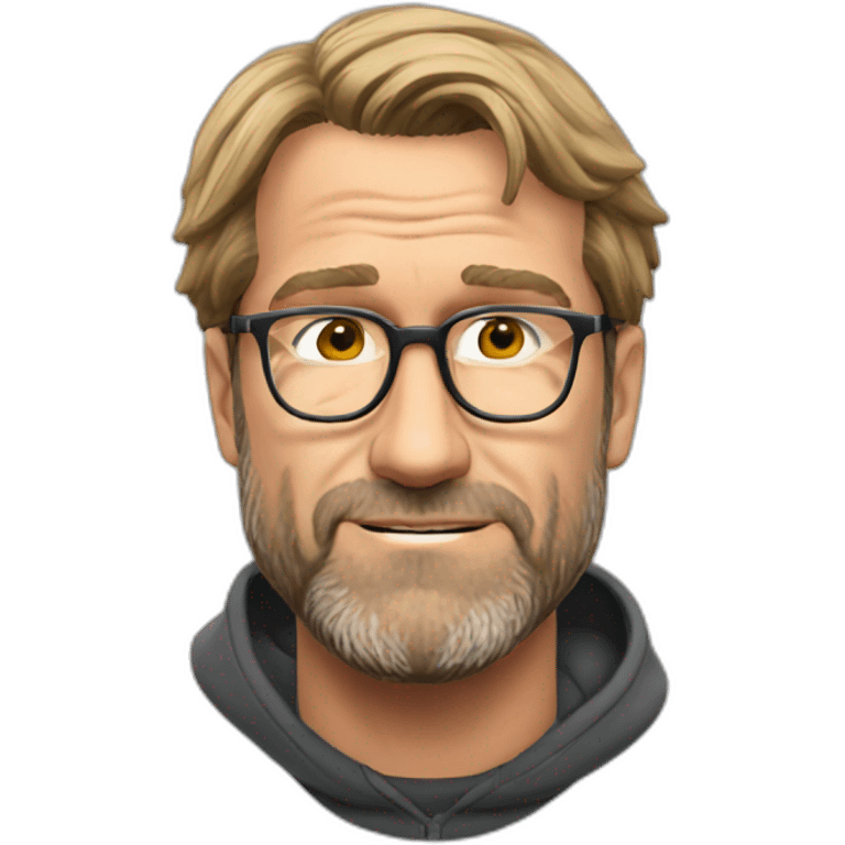 jurgen klopp resting head on hands emoji