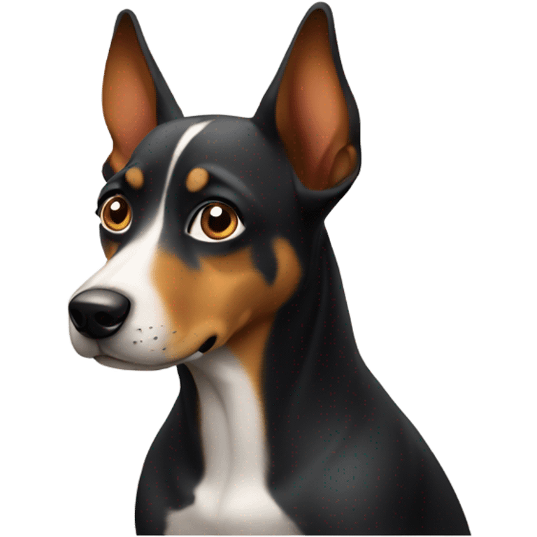 Suspicious dog emoji