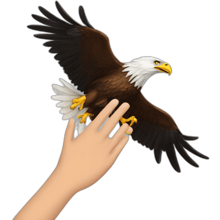 Albanian eagle hands  emoji