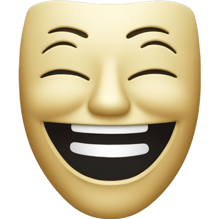 Laughing Mask Emoji emoji