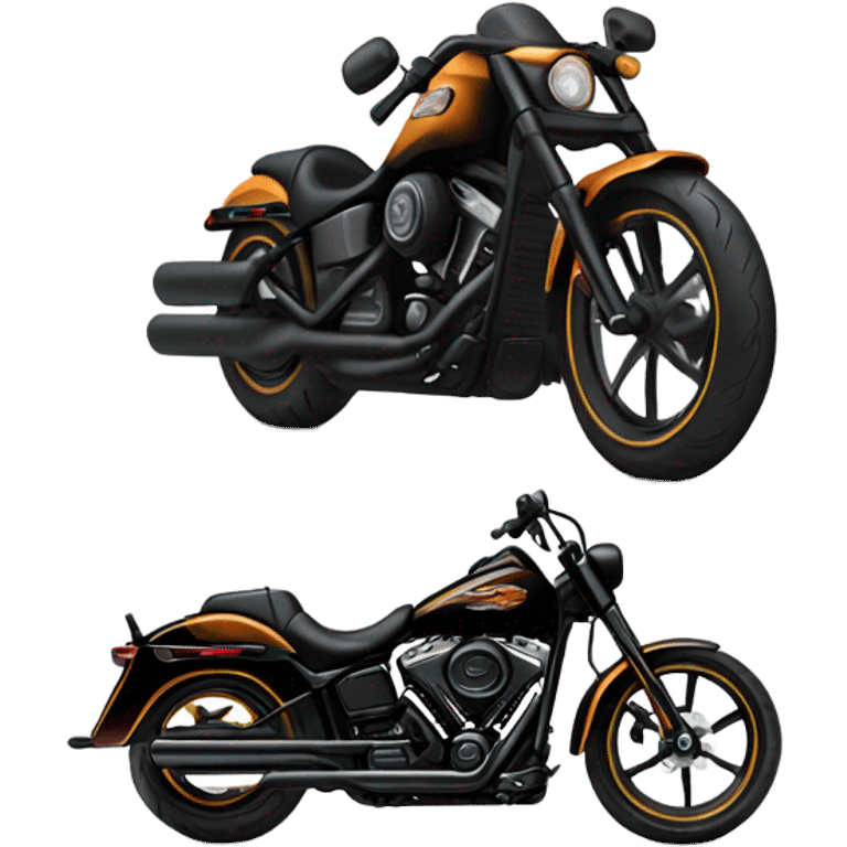 Harley Davidson low rider s emoji