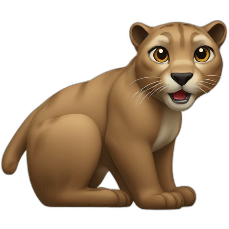 panther mixe with a marmot emoji