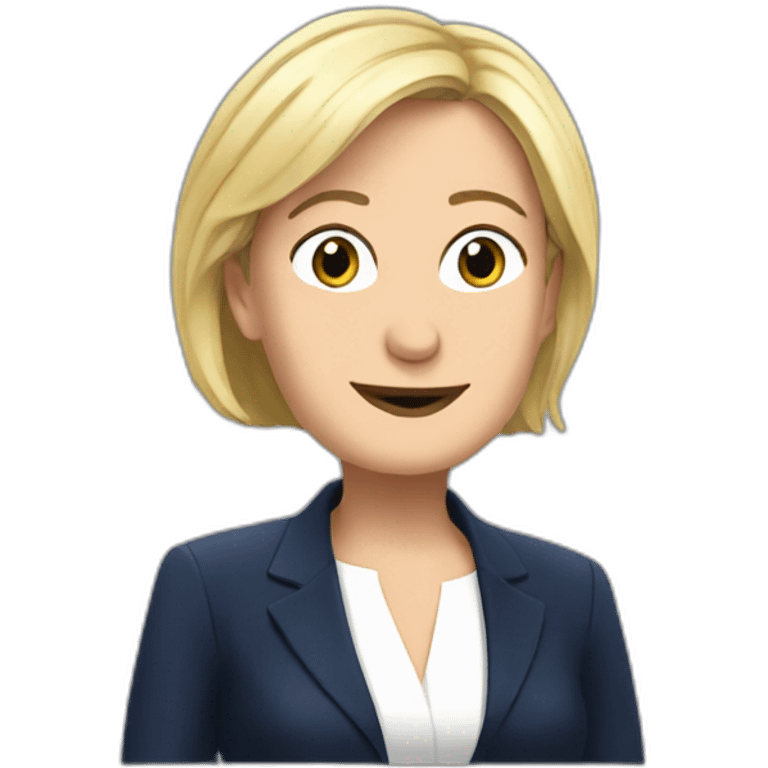 Marient le pen emoji