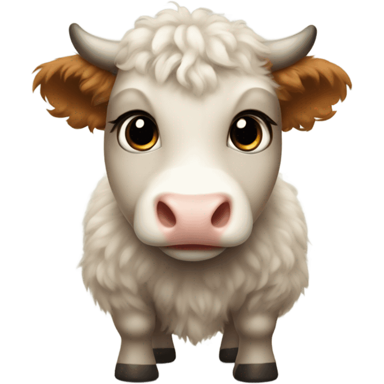 baby scottish cow emoji