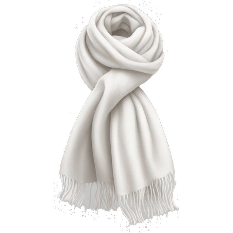 White scarf emoji