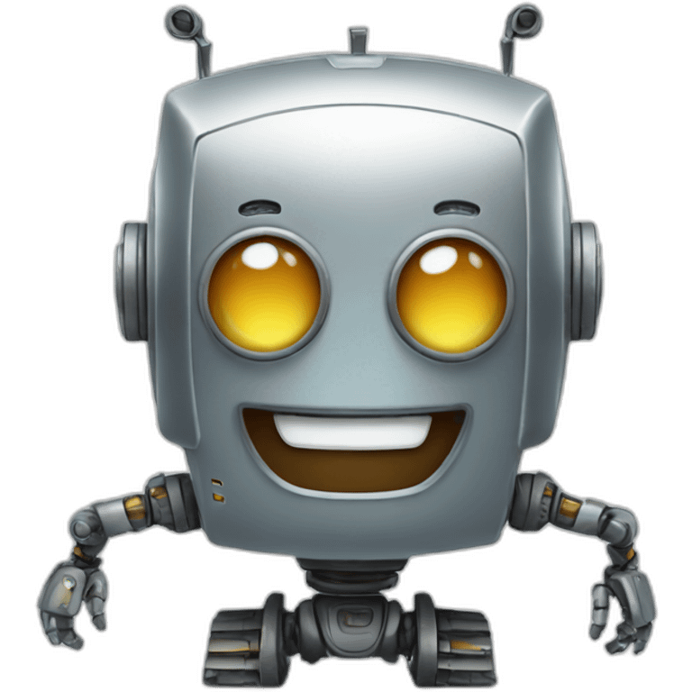 happy robot emoji