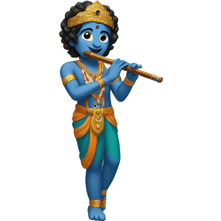  krishna flute emoji