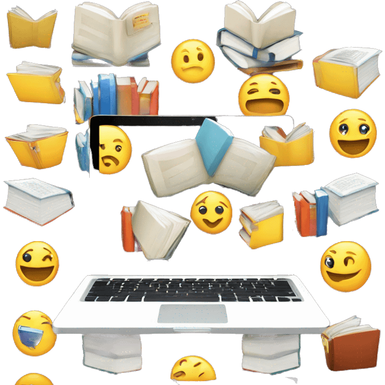 Resource Emoji 
Usage: To refer to shared resources or reference materials.
Design Idea: laptop with books emoji