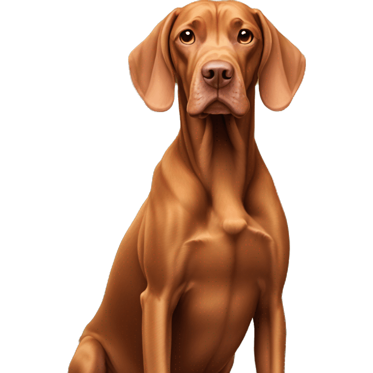 Magyar vizsla in the Forrest  emoji