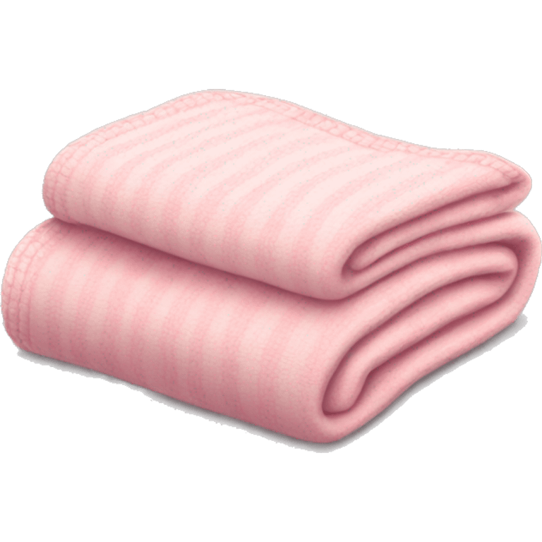 light pink warm blanket emoji