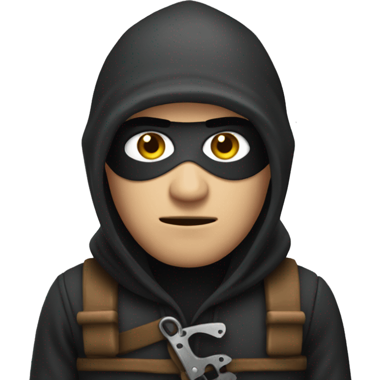 robber in robber outfit emoji