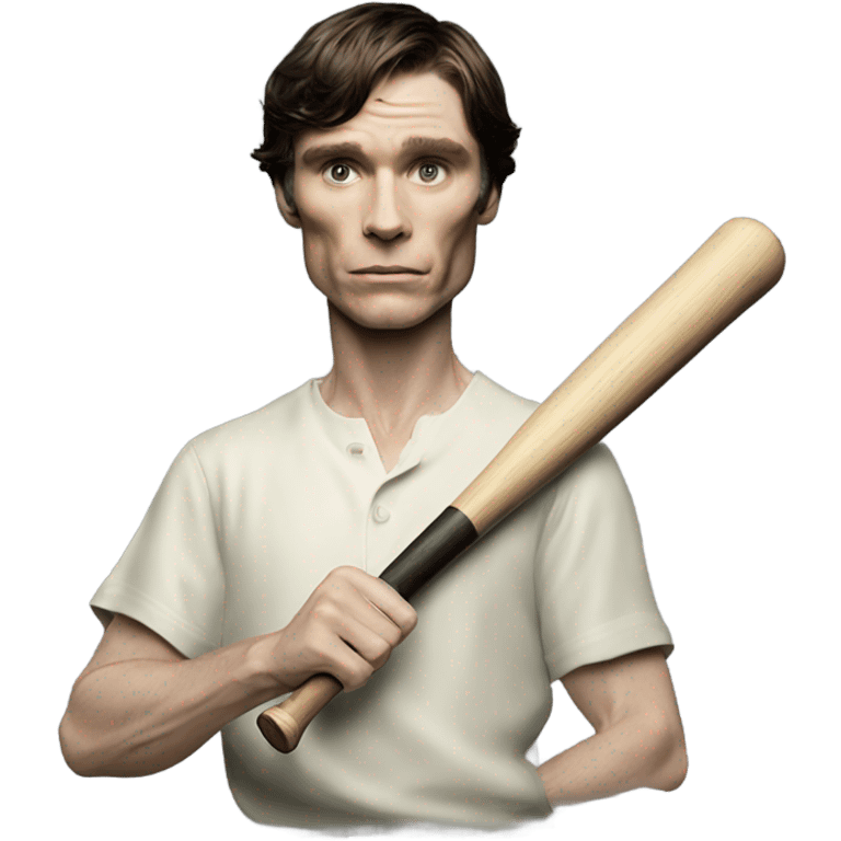 Cillian murphy holding a bat emoji