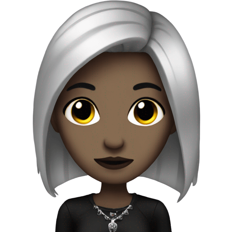 Female goth emoji