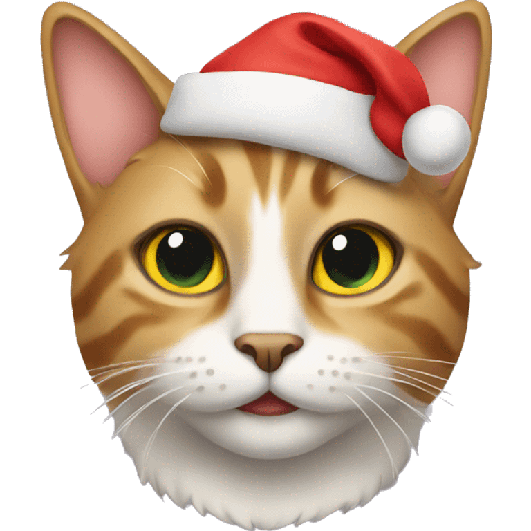 Cat with Christmas  emoji