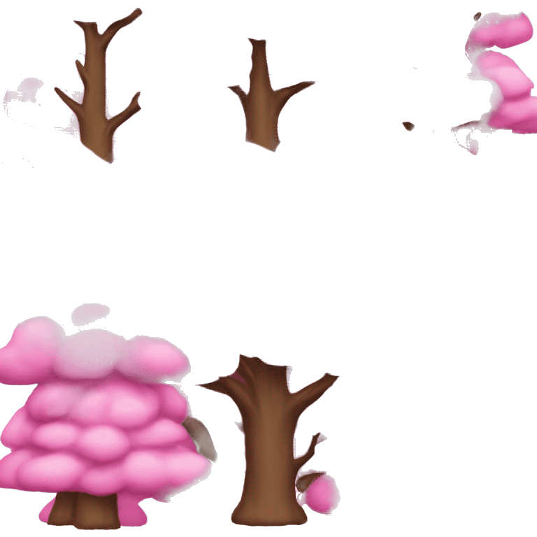 tree emoji A pink Christmas tree  emoji  emoji