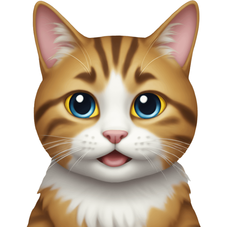 katze die ein eis isst emoji