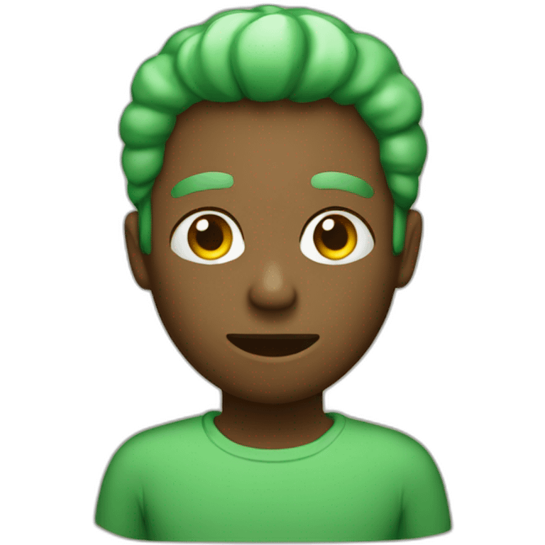 If diarrhea was a person green emoji