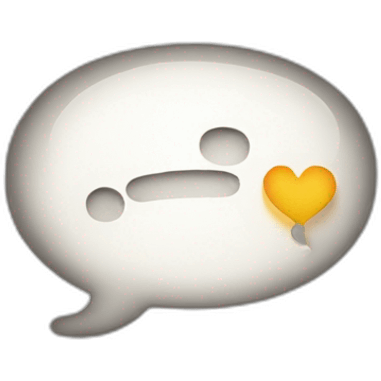 message bubble with question mark inside emoji