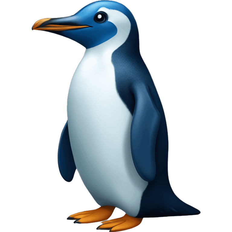 Blue pinguin emoji