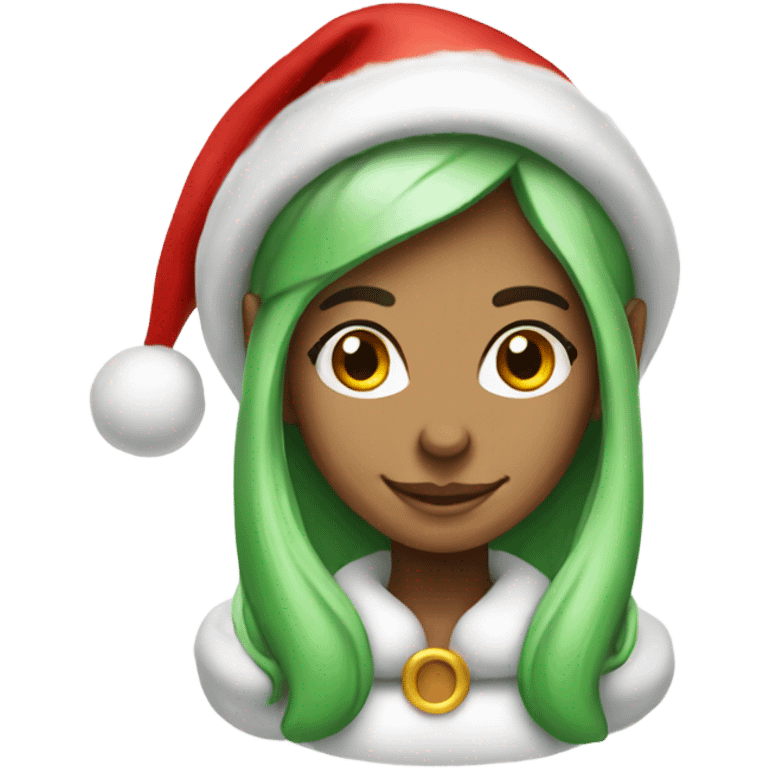 elf female santa hat emoji