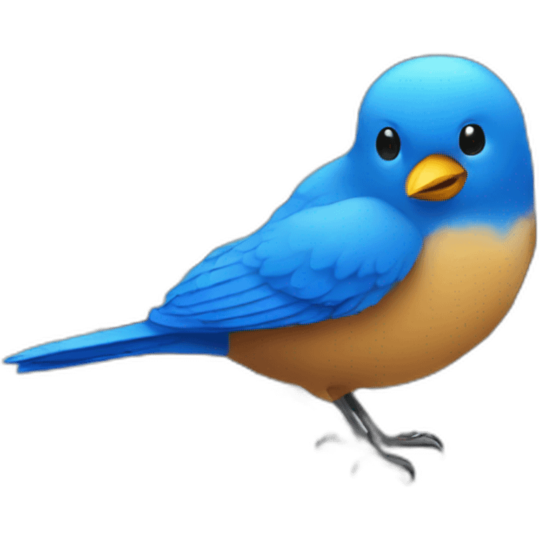 blue-bird-on-keyboard emoji