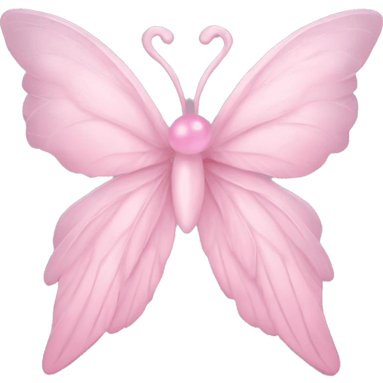 light pink fairy wings emoji