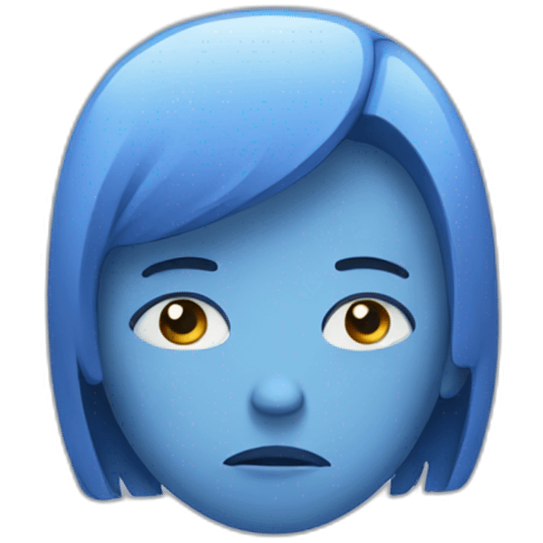 Sad person emoji