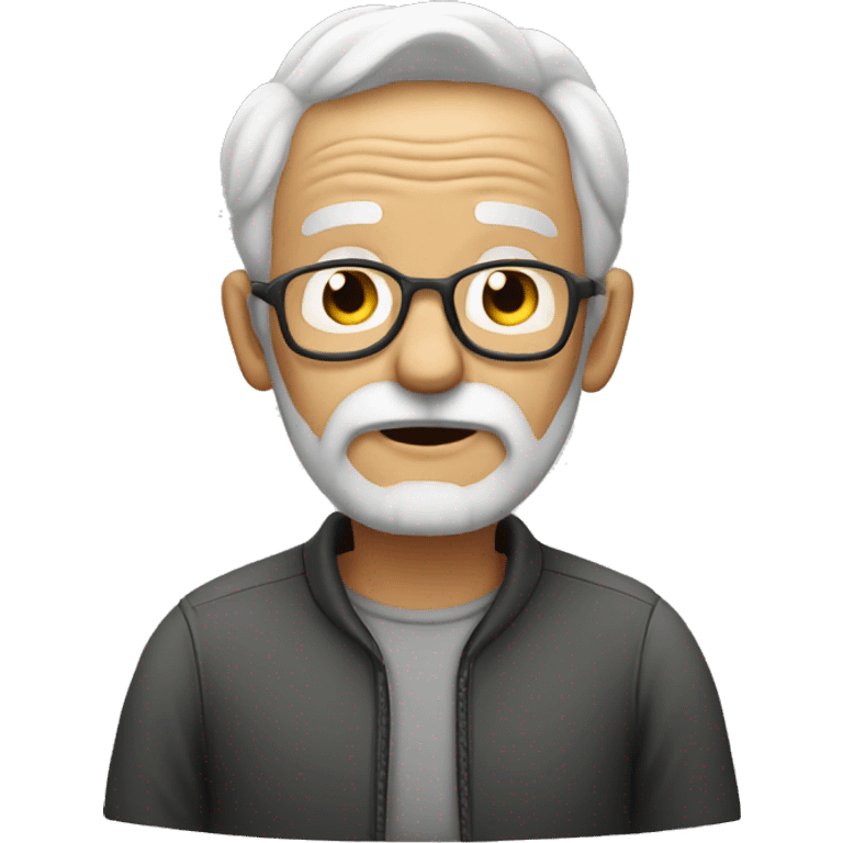 Old man after bike emoji