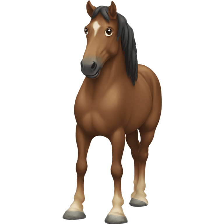 horse with human feet emoji