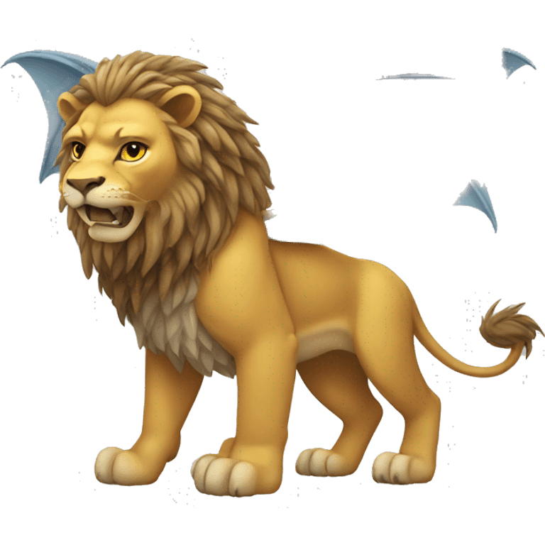 lion with dragon wings emoji