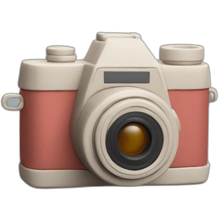 Plasticine slr film camera emoji