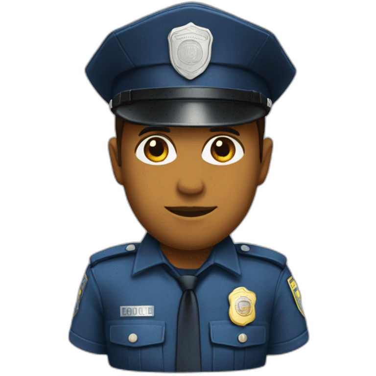 Police uniform emoji