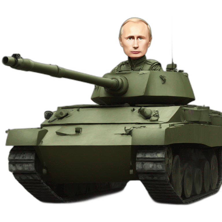 Putin in a tank emoji