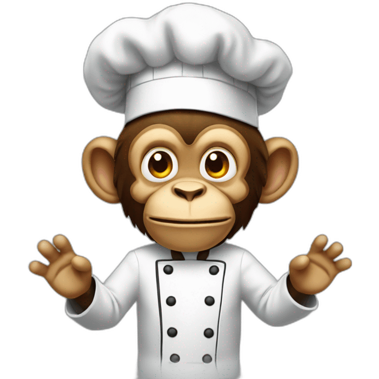 mad monkey chef without cash emoji