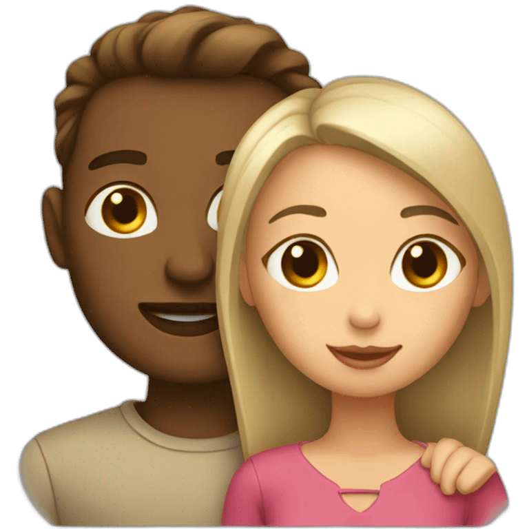 Women and man in love emoji