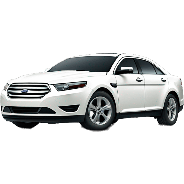 White ford Taurus limited  emoji